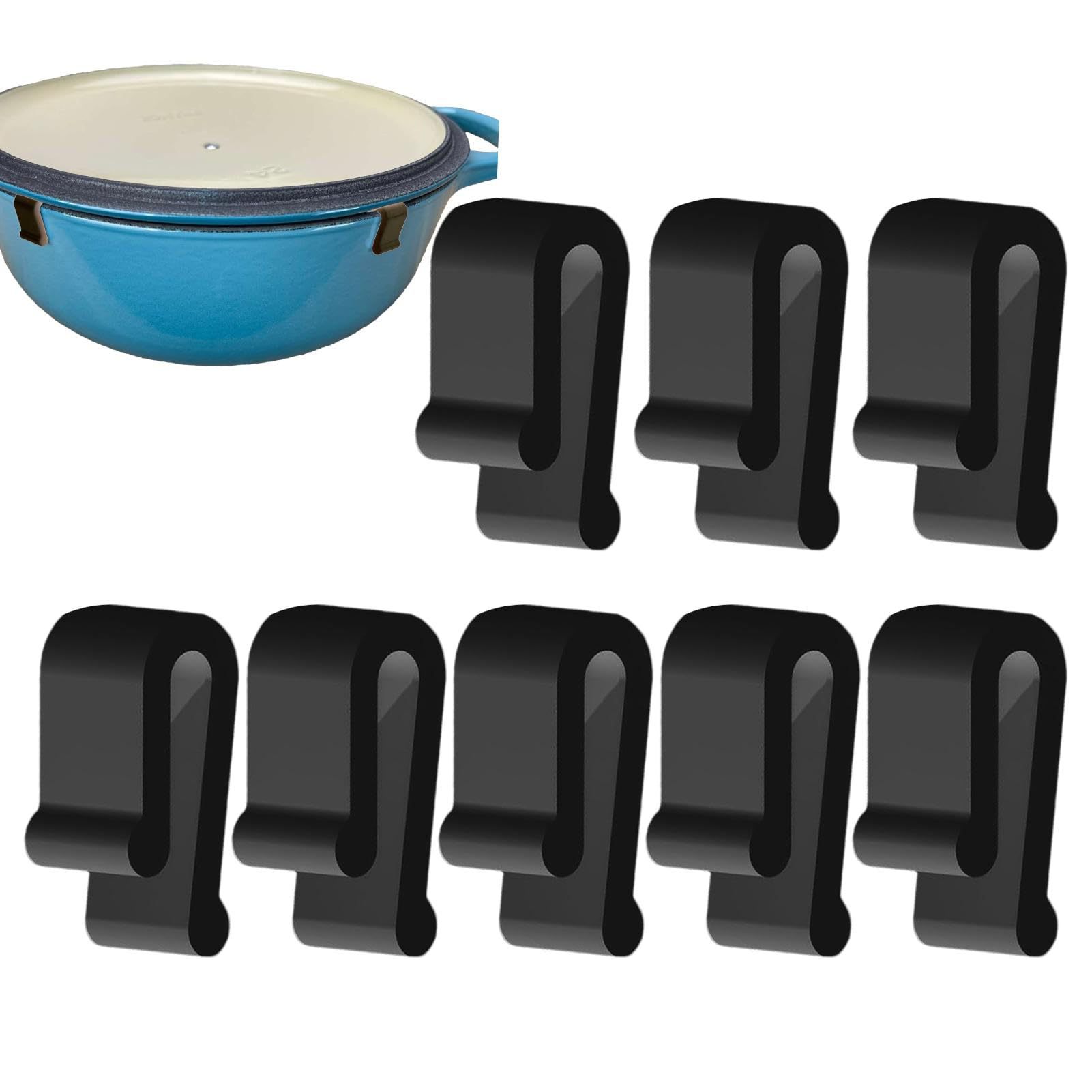 Cast Iron Corn - Silicone Dutch Oven Protector Clips Food