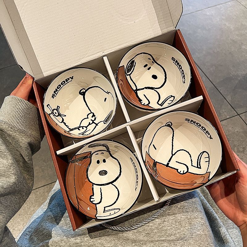 Snoopy Ceramic Bowl Set 2025 N - огляд і ціна Dim Sum Basket