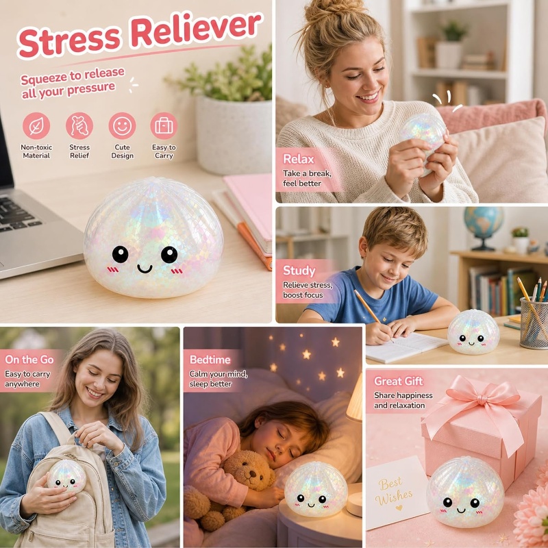 Glitter Bao Bun Squeeze Toy Ka - огляд і ціна Bao Steamer Bamboo