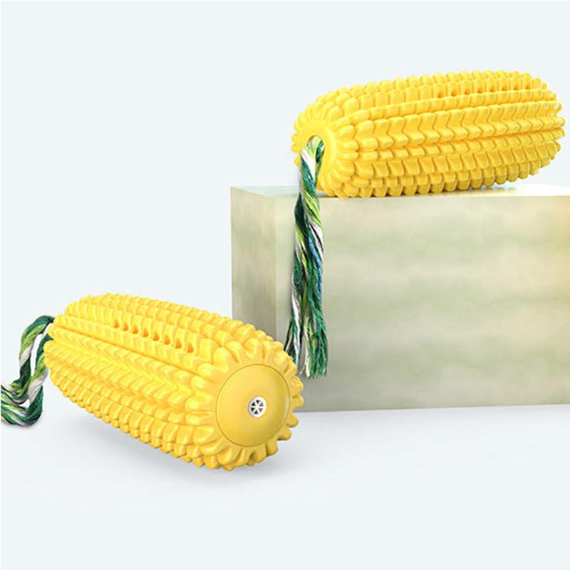 Corn Shape Squeaky Dog Toy Dur - огляд і ціна Corn Dog Stick