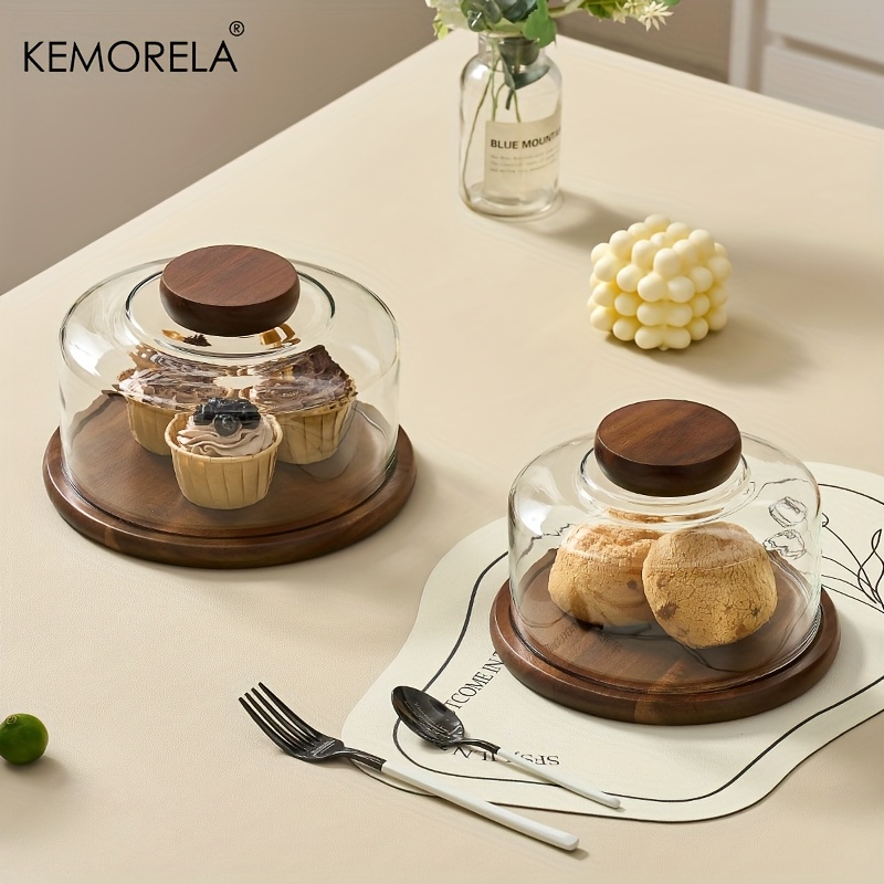 1PCS Round Wooden Cake Stand w - огляд і ціна Dim Sum Basket